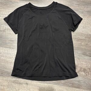 Women's Black Short Sleeve Top